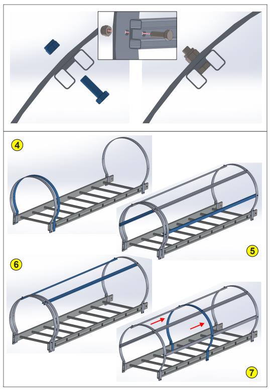 dettaglio montaggio moduli scale parapetti gesa