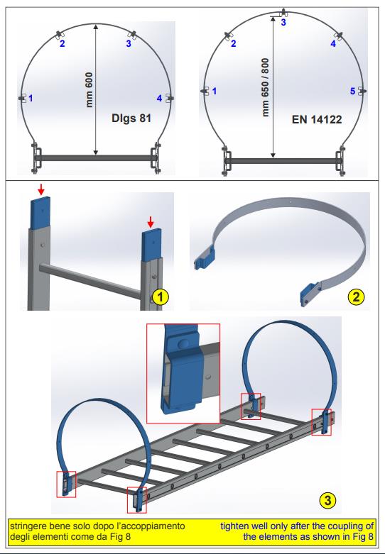 montaggio moduli scale parapetti gesa